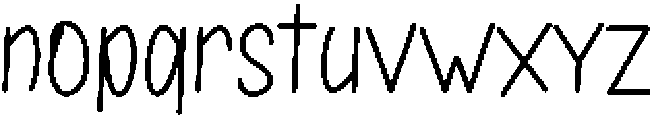 ElementalCalligraphy Regular otf (400) Font LOWERCASE