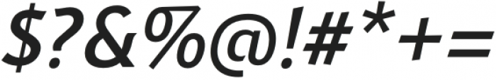 ElenSans Medium Italic otf (500) Font OTHER CHARS