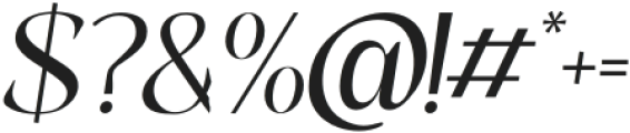 Eleonore Italic otf (400) Font OTHER CHARS
