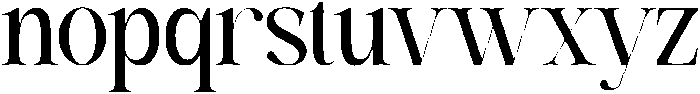 Eleonore Regular otf (400) Font LOWERCASE