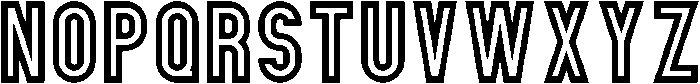Elephant OutlineTwo otf (400) Font LOWERCASE
