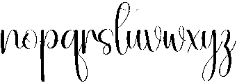 Elephant Regular otf (400) Font LOWERCASE