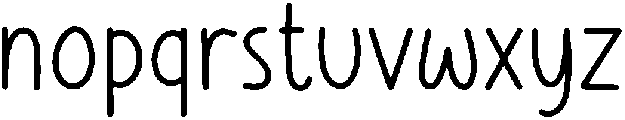 Elephant Regular otf (400) Font LOWERCASE