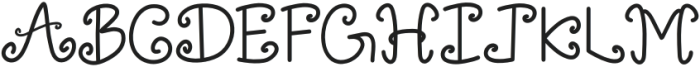 Elephant hat Regular otf (400) Font UPPERCASE