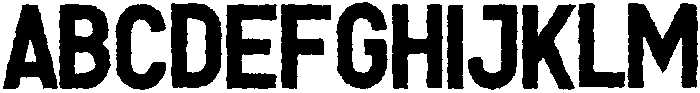 Eleven Regular otf (400) Font UPPERCASE