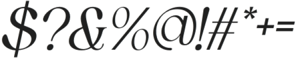 Eleyna Italic otf (400) Font OTHER CHARS