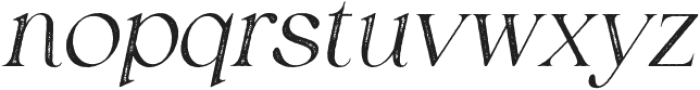 Eleyna Stamp Italic otf (400) Font LOWERCASE