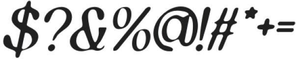 EleynaBlur-Italic otf (400) Font OTHER CHARS