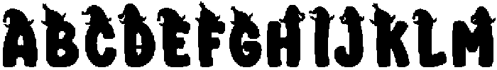Elfin Elf Regular otf (400) Font UPPERCASE