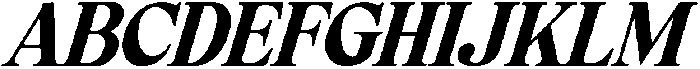 Elfreya Bold Italic otf (700) Font UPPERCASE