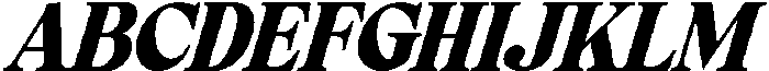 Elfreya Extra Bold Italic otf (700) Font UPPERCASE