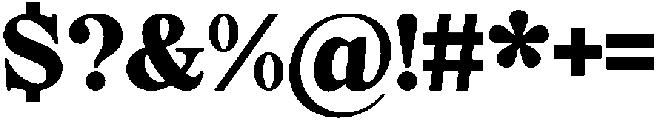 Elfreya Extra Bold otf (700) Font OTHER CHARS