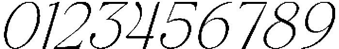Elfreya Extra Light Italic otf (200) Font OTHER CHARS