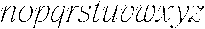 Elfreya Extra Light Italic otf (200) Font LOWERCASE
