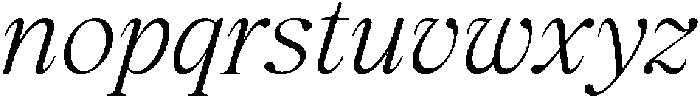 Elfreya Light Italic otf (300) Font LOWERCASE