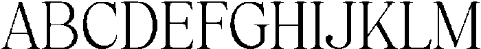 Elfreya Light otf (300) Font UPPERCASE