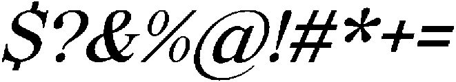 Elfreya Medium Italic otf (500) Font OTHER CHARS