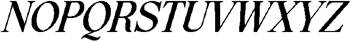 Elfreya Medium Italic otf (500) Font UPPERCASE