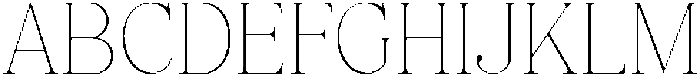 Elfreya Thin otf (100) Font UPPERCASE