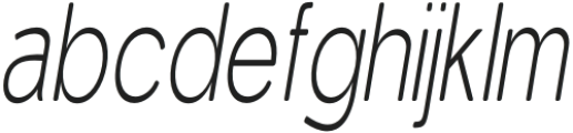 Elghita Sans Slant Condensed  Extra Light otf (200) FONT