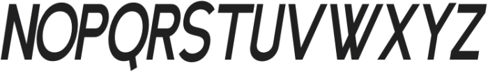 Elghita Slant Condensed Semi Bold otf (600) Font UPPERCASE
