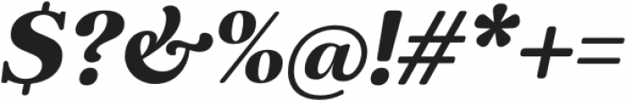 Elgraine ExtraBold Italic otf (700) Font OTHER CHARS