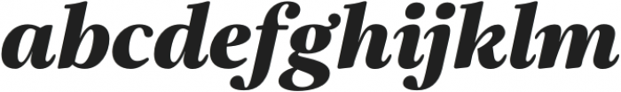 Elgraine ExtraBold Italic otf (700) Font LOWERCASE
