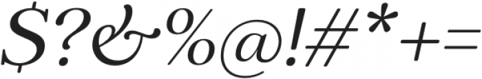 Elgraine-Italic otf (400) Font OTHER CHARS
