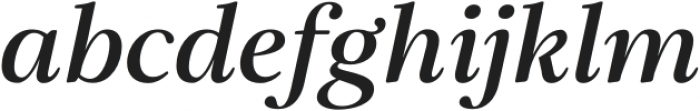 Elgraine Medium Italic otf (500) Font LOWERCASE