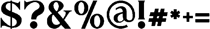 Elhave otf (400) Font OTHER CHARS