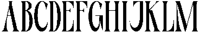 Elient Regular otf (400) Font UPPERCASE