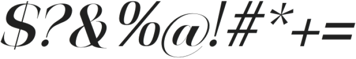 Eligthea Variable Slant Black otf (900) Font OTHER CHARS