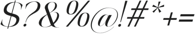 Eligthea Variable Slant Medium otf (500) Font OTHER CHARS