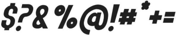 Elingo Bold Italic otf (700) Font OTHER CHARS