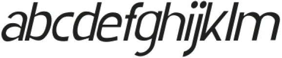 Elingo Extralight Italic otf (200) Font LOWERCASE