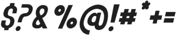 Elingo Semi Bold Italic otf (600) Font OTHER CHARS
