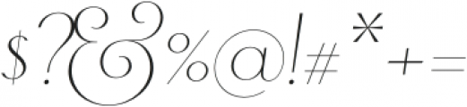 Elipses Italic Alt Regular otf (400) Font OTHER CHARS