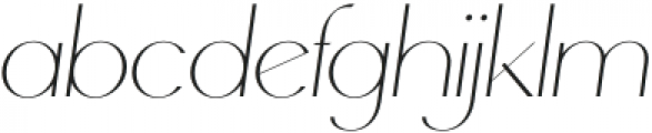 Elipses Italic Regular otf (400) Font LOWERCASE