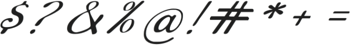 Elisha Script otf (400) Font OTHER CHARS