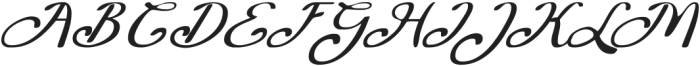 Elisha Script otf (400) Font UPPERCASE