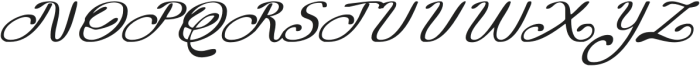 Elisha Script otf (400) Font UPPERCASE