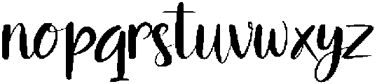 Elisora Regular otf (400) Font LOWERCASE