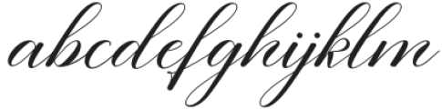 Eliyamoli script Regular otf (400) Font LOWERCASE