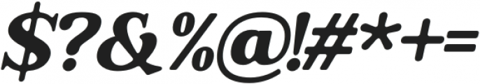 Elkoga Medium Italic otf (500) Font OTHER CHARS