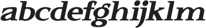 Elkoga Medium Italic otf (500) Font LOWERCASE