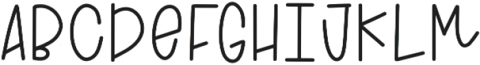 EllenJames1 Regular otf (400) Font LOWERCASE