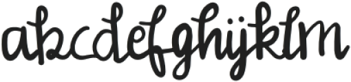 Elliote Moiret Regular otf (400) Font LOWERCASE