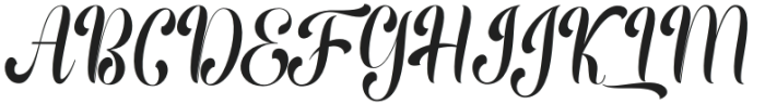 Ellis Greatter Regular otf (400) Font UPPERCASE