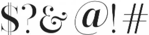 Ellisa Serif otf (400) Font OTHER CHARS