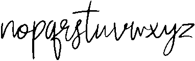 Ellisa otf (400) Font LOWERCASE